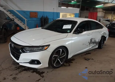 2021 Honda Accord Sport из США, поврежденный, VIN 1HGCV1F34MA018637